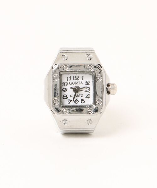 Burner(バーナー)の「【OKUOKU 0909】watch ring 指輪時計 フリーサイズ仕様 oku-ring-g4【RBTS】(リング・レディース・ピンク系7/シルバー系5/ゴールド系3/シルバー系2/ゴールド系1/シルバー/B/シルバー系4/ピンク系6/パープル系その他3/ホワイト系その他4/ブラック系その他3/ピンク系その他6/レッド系その他2/ホワイト系その他2/ブラック系その他/ゴールド系その他6/ゴールド系9/ゴールド系4/レッド系その他3/イエロー系その他3/ホワイト系その他3/パープル系その他2/パープル系その他/レッド系その他/ホワイト系その他/ピンク/グリーン/ホワイト/シルバー系3/ゴールド系2/シルバー系6/ブルー系その他3/ブラック系その他2/ブルー系その他2/イエロー系その他/ゴールド系/ピンク系その他/ゴールド系8/ゴールド系7/ゴールド系6/ゴールド系5/その他1/ピンク系その他4/グリーン系その他/ブルー系その他/イエロー/シルバー系1/ピンク系その他2/ブラック/ブルー系その他4/ホワイト系その他5/ゴールド系その他2/ゴールド系その他3/ゴールド系その他4/レッド/ブラック系その他4/ピンク系その他7/パープル系/イエロー系その他2/ゴールド系その他5/ゴールド系その他7/ピンク系5/A/ネイビー/ピンク系その他3/ピンク系その他5/グリーン系その他2/ゴールド系その他/ピンク系1/ピンク系2/ピンク系3/ピンク系4・FREE)」の4枚目の写真