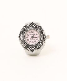 【OKUOKU　0909】watch ring 指輪時計　フリーサイズ仕様 oku-ring-g4【RBTS】