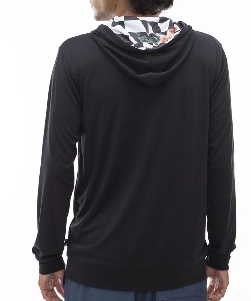 BILLABONG（ビラボン）の「【BILLABONG/ビラボン】24SS RASH ZIP HOOD/水陸両用UVジップアップフードパーカー長袖ラッシュガード(水着)（ラッシュガード・メンズ・ネイビー/ブラック/ホワイト・LARGE/MEDIUM/SMALL）」の13枚目の写真