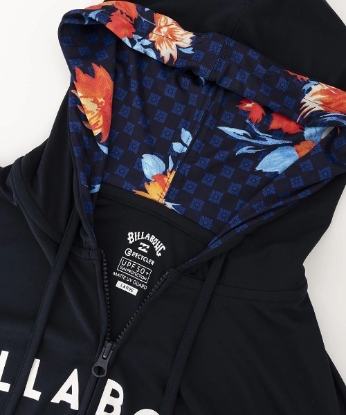 BILLABONG（ビラボン）の「【BILLABONG/ビラボン】24SS RASH ZIP HOOD/水陸両用UVジップアップフードパーカー長袖ラッシュガード(水着)（ラッシュガード・メンズ・ネイビー/ブラック/ホワイト・LARGE/MEDIUM/SMALL）」の4枚目の写真