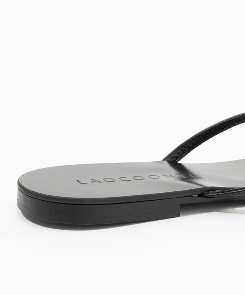 LAOCOONTE（ラオコンテ）の「LAOCOONTE　フラットサンダル（サンダル・レディース・ブラック・37/38/36）」の7枚目の写真