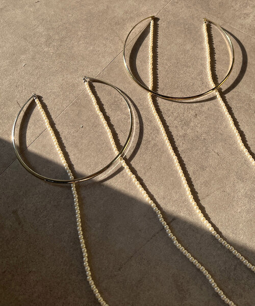 DouDou（ドゥドゥ）の「パール付チョーカー（ネックレス・レディース・ゴールド/シルバー・FREE）」の6枚目の写真