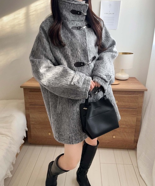 セール】【mily bilet】大人の冬を格上げする主役アウター。フェザー