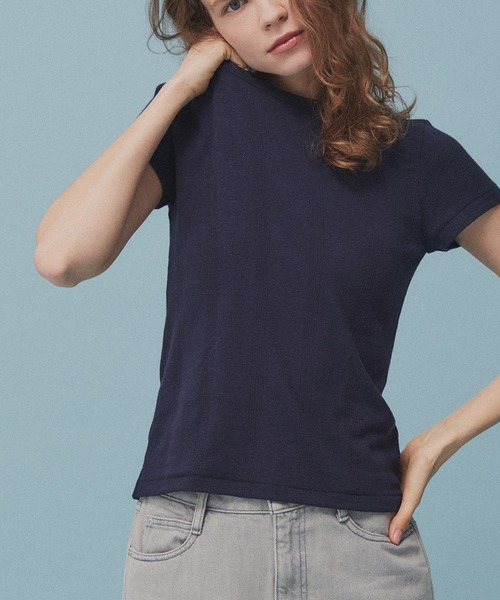 PUBLIC TOKYO(パブリックトウキョウ)の「【別注】Robert P.Miller TEE(Tシャツ/カットソー・レディース・ワイン/ブルー/ホワイト/ライトグレー/ブラウン系/ネイビー/ベージュ系・FREE)」の14枚目の写真