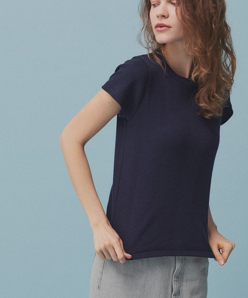 PUBLIC TOKYO(パブリックトウキョウ)の「【別注】Robert P.Miller TEE(Tシャツ/カットソー・レディース・ワイン/ブルー/ホワイト/ライトグレー/ブラウン系/ネイビー/ベージュ系・FREE)」の15枚目の写真