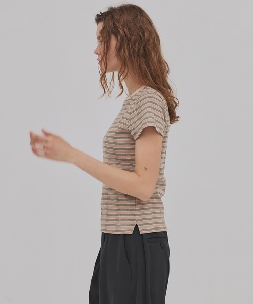 PUBLIC TOKYO(パブリックトウキョウ)の「【別注】Robert P.Miller TEE(Tシャツ/カットソー・レディース・ワイン/ブルー/ホワイト/ライトグレー/ブラウン系/ネイビー/ベージュ系・FREE)」の22枚目の写真