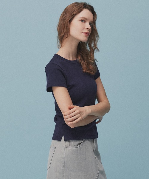 PUBLIC TOKYO(パブリックトウキョウ)の「【別注】Robert P.Miller TEE(Tシャツ/カットソー・レディース・ワイン/ブルー/ホワイト/ライトグレー/ブラウン系/ネイビー/ベージュ系・FREE)」の12枚目の写真