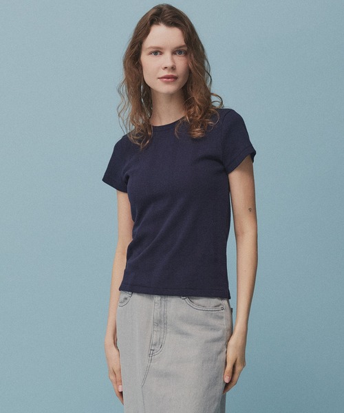 PUBLIC TOKYO(パブリックトウキョウ)の「【別注】Robert P.Miller TEE(Tシャツ/カットソー・レディース・ワイン/ブルー/ホワイト/ライトグレー/ブラウン系/ネイビー/ベージュ系・FREE)」の9枚目の写真