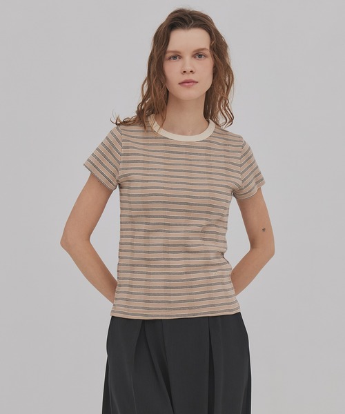 PUBLIC TOKYO(パブリックトウキョウ)の「【別注】Robert P.Miller TEE(Tシャツ/カットソー・レディース・ワイン/ブルー/ホワイト/ライトグレー/ブラウン系/ネイビー/ベージュ系・FREE)」の21枚目の写真