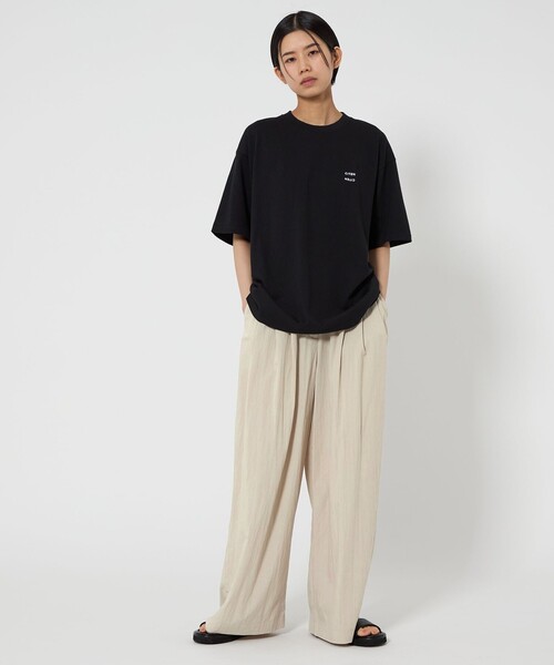 CITEN（シテン）の「＜CITEN＞サマー3タックイージーワイドパンツ（その他パンツ・レディース・ブラック/ベージュ/イエロー/ダークブラウン・L/M/S）」の11枚目の写真