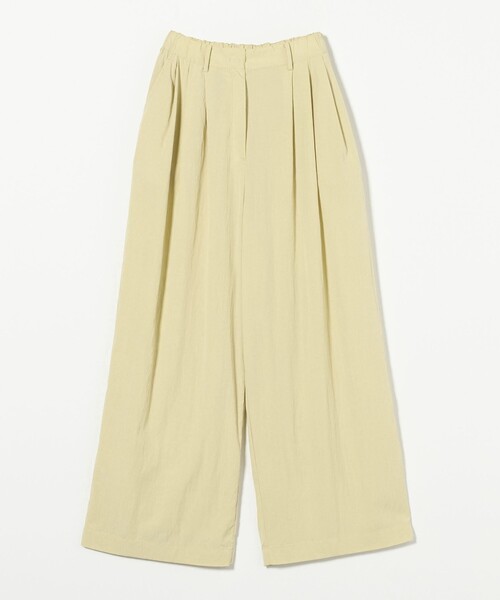 CITEN（シテン）の「＜CITEN＞サマー3タックイージーワイドパンツ（その他パンツ・レディース・ブラック/ベージュ/イエロー/ダークブラウン・L/M/S）」の20枚目の写真