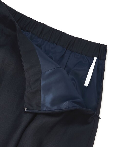 amaca（アマカ）の「ポリエステルオーガンジーフリルスカート（スカート・レディース・ネイビー/ベージュ/グリーン系その他3・38/40）」の7枚目の写真