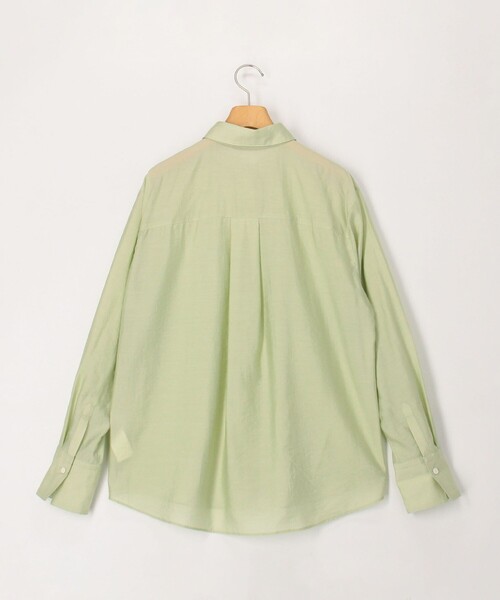 NOLLEY’S Sophi（ノーリーズソフィ）の「《セットアップ対応》シアーローン２WAYシャツ（シャツ/ブラウス・レディース・ホワイト/チャコールグレー/ライトグリーン/ベビーピンク/ミント/ライトブルー/ブラウン系その他7・38/36）」の22枚目の写真