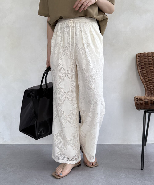 【新品】DOUDOU レースパンツ DouDou パンツ レースパンツ レディース : ZOZOTOWN Yahoo!店