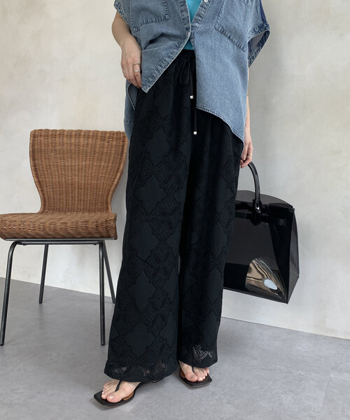 【DouDou】レースパンツ　黒　タグ付き レースパンツ | DOUDOU(ドゥドゥ)レディース | PAL CLOSET(パル
