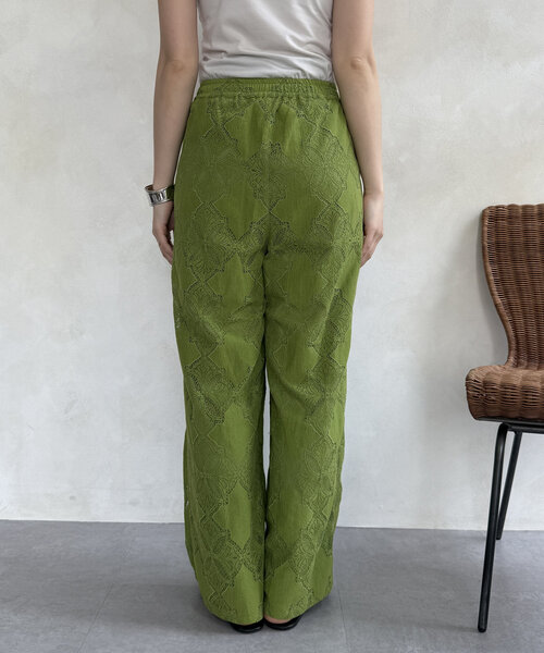 WEB限定】レースイージーパンツ（その他パンツ）｜DouDou