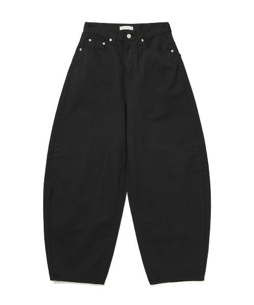 FREE STYLISTS(フリー スタイリスト)の「YUGA_YGMC Cocoon denim pants(デニムパンツ・レディース・ホワイト/ブラック・S/M/L)」の22枚目の写真