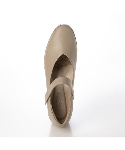 Atelier(アトリエ)の「【3E】Vカットストラップシューズ(その他シューズ・レディース・ナチュラル/ブラック・24cm/24.5cm/22cm/22.5cm/23cm/23.5cm)」の5枚目の写真