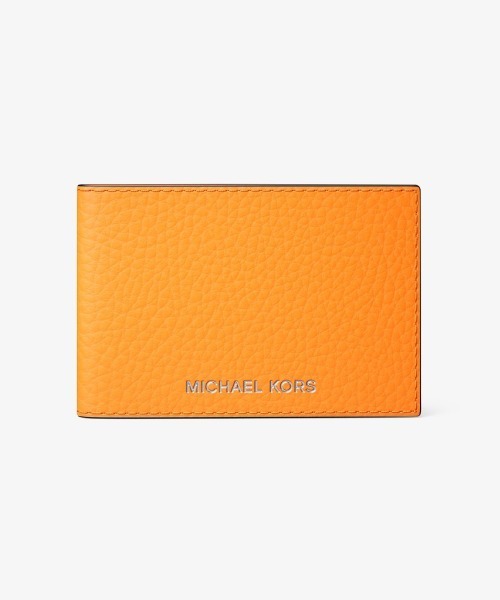 MICHAEL KORS(マイケルコース)の「COOPER ぺブル レザー ウォレット(カードケース・メンズ・オレンジ系・FREE)」の1枚目の写真