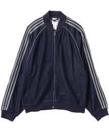 adidas(AfB_X)adidas ADICOLOR LOOSE SUPERSTAR DENIM STONE JACKET / AfB_X AfBJ[ [Y X[o[X^[ fj Xg[ WPbg(̑AE^[)