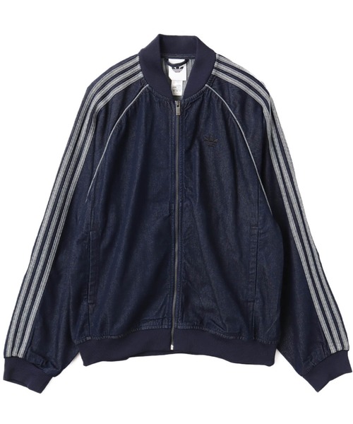 adidas(AfB_X)adidas ADICOLOR LOOSE SUPERSTAR DENIM STONE JACKET / AfB_X AfBJ[ [Y X[o[X^[ fj Xg[ WPbg(̑AE^[)
