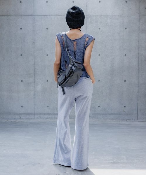 PAGEBOY（ページボーイ）の「スカシアミダメージベスト（ベスト・レディース・ブラック/オフホワイト/ブルー・FREE）」の21枚目の写真