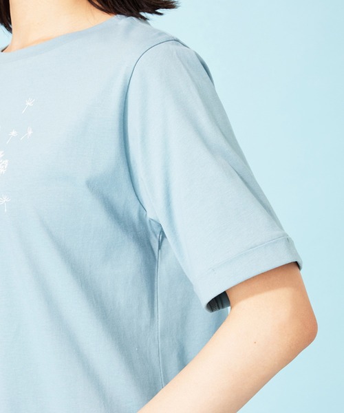 BELLUNA PLUS(ベルーナ)の「ヒンヤリ!着映えプリントプルオーバー(Tシャツ/カットソー・レディース・セージグリーン/グレー系その他/ピンク/チャコール・X-LARGE/MEDIUM/LARGE)」の18枚目の写真