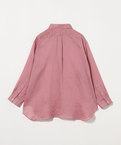 ☆極美品.近年モデル☆ユナイテッドアローズ 麻 ビックシルエットシャツ 麻 ビッグ シャツ ―ウォッシャブル―