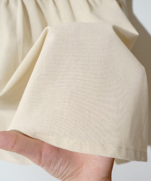 flower(フラワー)の「ナチュラルパフワンピース(ワンピース・レディース・アイボリー/ブラック・FREE)」の21枚目の写真