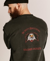 schott（ショット）の「Schott/ショット/PIGMENT EAGLE CREW SWEAT/ピグメント イーグル クルースウェット（スウェット・レディース）」