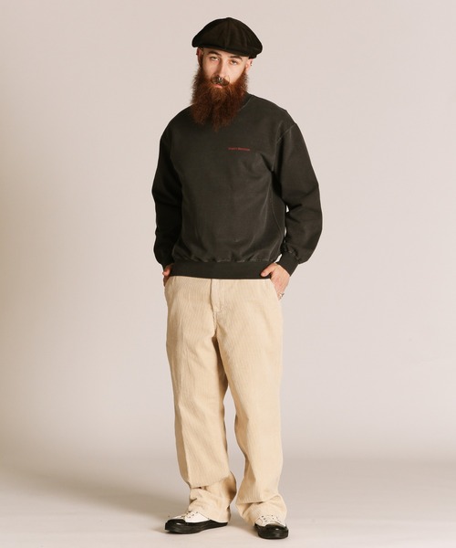 Schott(ショット)の「Schott/ショット/PIGMENT EAGLE CREW SWEAT/ピグメント イーグル クルースウェット(スウェット・メンズ・ブラック/ネイビー・XL/L/M/2XL)」の13枚目の写真