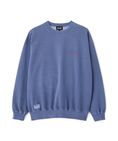 Schott(ショット)の「Schott/ショット/PIGMENT EAGLE CREW SWEAT/ピグメント イーグル クルースウェット(スウェット・メンズ・ブラック/ネイビー・XL/L/M/2XL)」の19枚目の写真