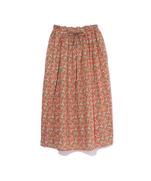 ketty（ケティ）の「コットンフラワープリントスカート≪手洗い可能≫（スカート・レディース・レッド/イエロー・M）」の12枚目の写真