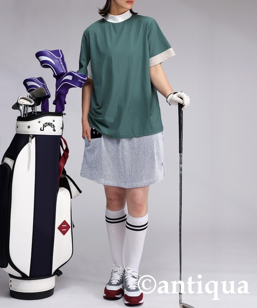 antiqua(アンティカ)の「ストライプスコート(スカート・レディース・ライトグレー/ブラック・ONESIZE)」の16枚目の写真