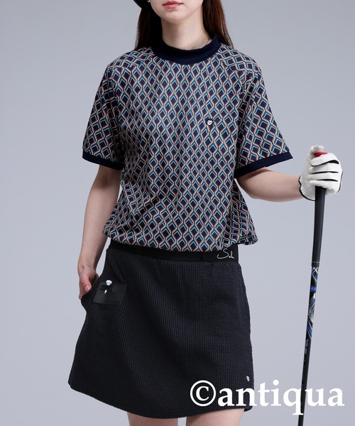 antiqua(アンティカ)の「ストライプスコート(スカート・レディース・ライトグレー/ブラック・ONESIZE)」の8枚目の写真
