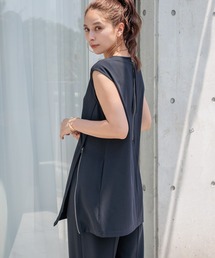 HEREIAM | 【HEREIAM】イージーツイルノースリーブチュニック(Tシャツ/カットソー)