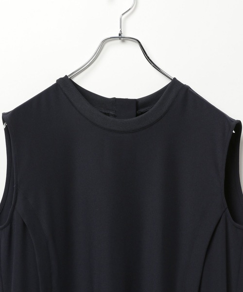 HEREIAM（ヘレイアム）の「【HEREIAM】イージーツイルノースリーブチュニック（Tシャツ/カットソー・レディース・ネイビー/バーガンディー・FREE）」の18枚目の写真