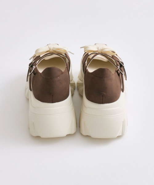 OLIVE des OLIVE(オリーブデオリーブ)の「スニーカー風バレーシューズ(スニーカー・レディース・ブラウン/オフホワイト/ブラック系その他・SMALL/MEDIUM/LARGE)」の7枚目の写真