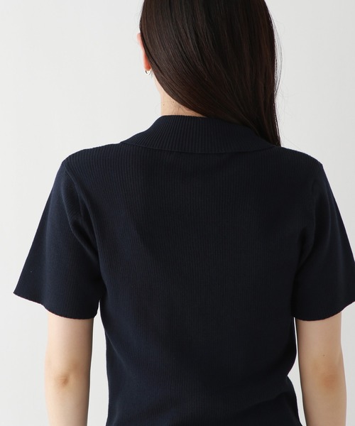 RAGEBLUE（レイジブルー）の「Wジップコンパクトリブニットカーディガン（ニット/セーター・レディース・グレー/レッド/ネイビー・FREE）」の20枚目の写真