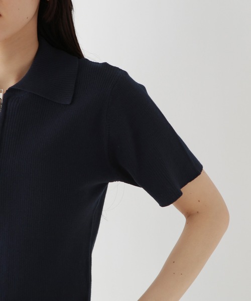 RAGEBLUE（レイジブルー）の「Wジップコンパクトリブニットカーディガン（ニット/セーター・レディース・グレー/レッド/ネイビー・FREE）」の22枚目の写真