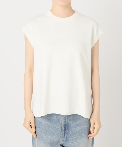 FRAMeWORK（フレームワーク）の「≪追加≫フルニードルフレンチニット（ニット/セーター・レディース・ブラック/ホワイト/オートミール/ベージュ・FREE）」の11枚目の写真