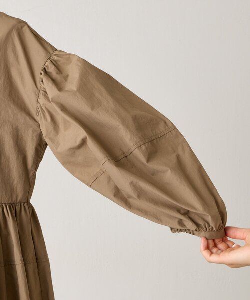 ペプラムジップシャツブルゾン（ブルゾン）｜BEARDSLEY（ビアズリー