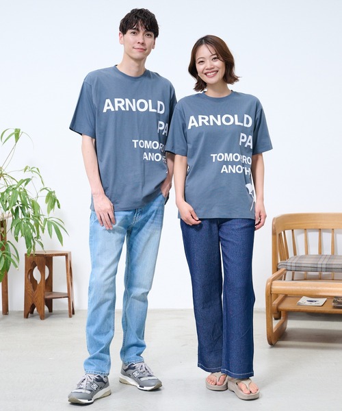 Arnold Palmer(アーノルドパーマー)の「シェア AP ビッグロゴ Tシャツ(Tシャツ/カットソー・レディース・ホワイト/ブラック/ダークブルー・XS/L/LL/M/S)」の17枚目の写真
