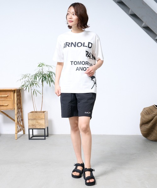 Arnold Palmer(アーノルドパーマー)の「シェア AP ビッグロゴ Tシャツ(Tシャツ/カットソー・レディース・ホワイト/ブラック/ダークブルー・XS/L/LL/M/S)」の19枚目の写真
