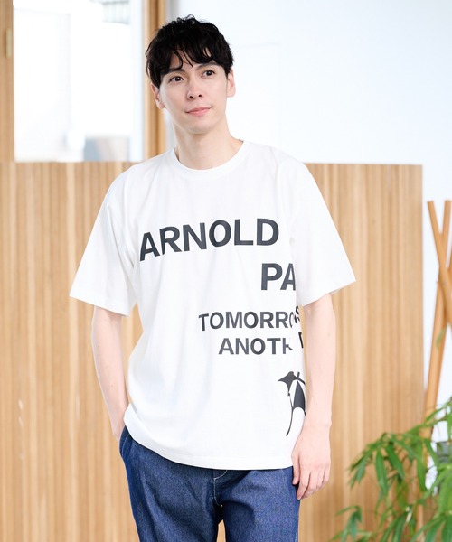 Arnold Palmer(アーノルドパーマー)の「シェア AP ビッグロゴ Tシャツ(Tシャツ/カットソー・レディース・ホワイト/ブラック/ダークブルー・XS/L/LL/M/S)」の20枚目の写真