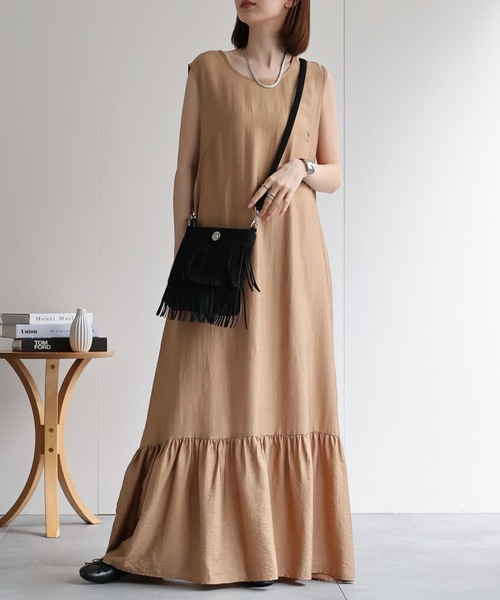 【新品】FITH 切り替えワンピース　120 前後2way ギャザー 切り替え ワンピース