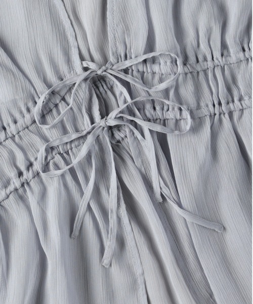 Right-on（ライトオン）の「【HONEYSUCKLE ROSE】シアーリボンベスト（その他トップス・レディース・オフホワイト/グレー/ブラック・M/L）」の9枚目の写真