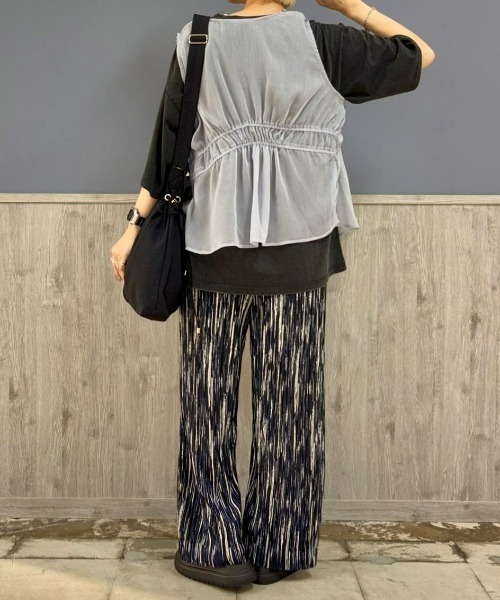 セール】【HONEYSUCKLE ROSE】シアーリボンベスト（その他トップス