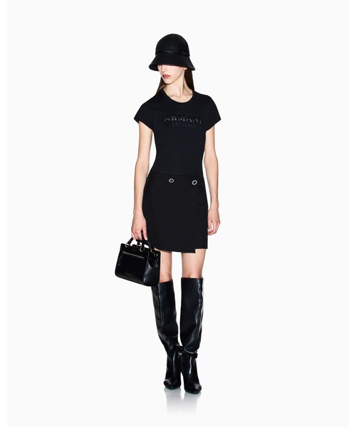 ARMANI EXCHANGE（アルマーニエクスチェンジ）の「【A|X アルマーニ エクスチェンジ】AXロゴ クルーネック半袖Tシャツ/SLIM（Tシャツ/カットソー・レディース・ホワイト/ブラック/アイボリー・X-SMALL/SMALL/MEDIUM/LARGE/X-LARGE）」の8枚目の写真