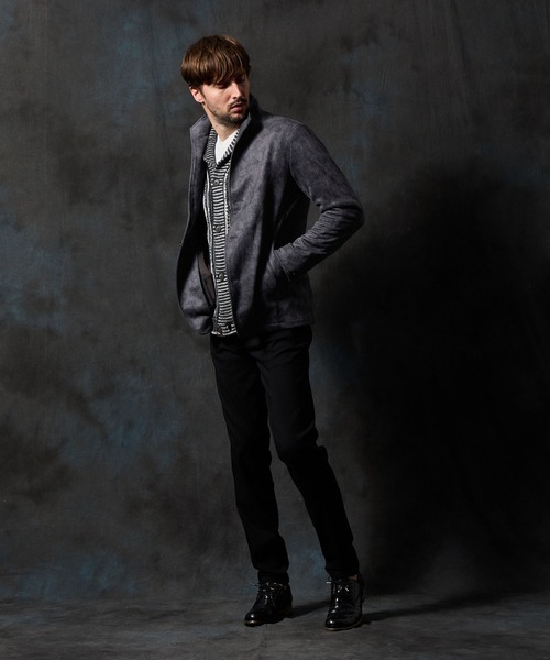 HIDEAWAYS NICOLE（ハイダウェイニコル）の「ポンチスウェードムラスモーク柄カバーオール（その他アウター・メンズ・オレンジ/シルバーグレー/グレイッシュベージュ/ブラック・X-LARGE/LARGE/MEDIUM）」の16枚目の写真